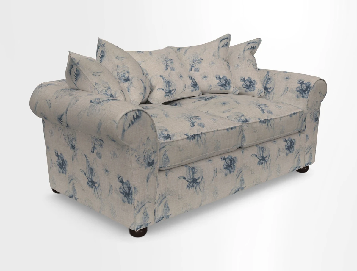 Lewes 3 Seater Sofa in Walloon Stripe Red