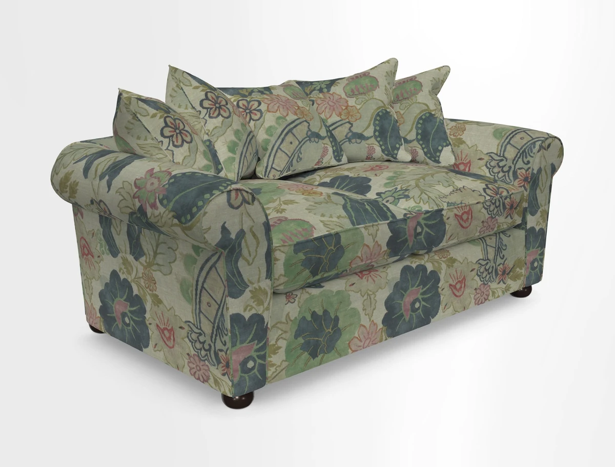 Lewes 3 Seater Sofa in Walloon Stripe Red