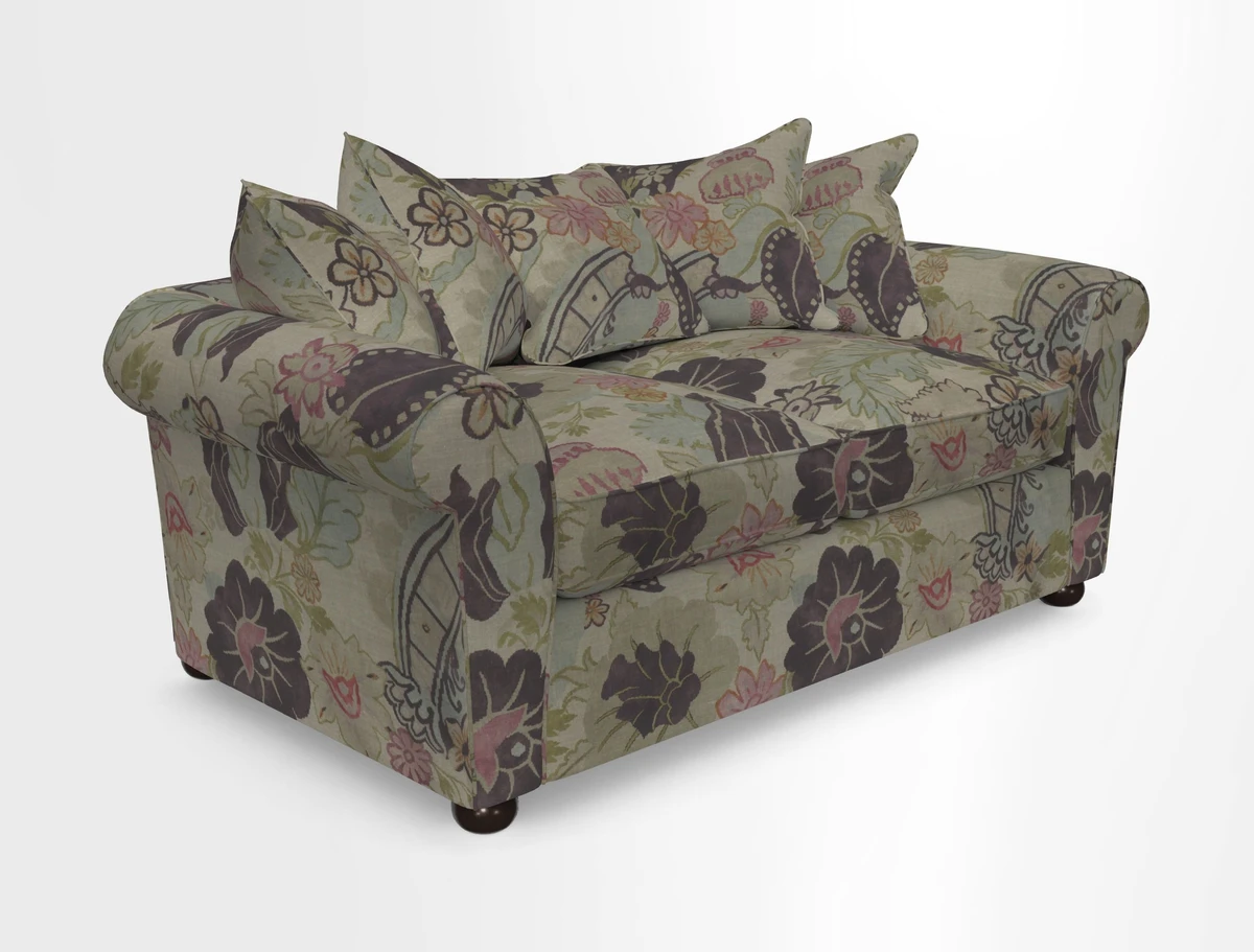 Lewes 3 Seater Sofa in Walloon Stripe Red
