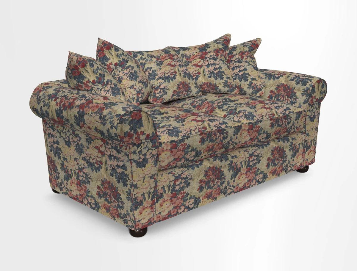 Lewes 3 Seater Sofa in Walloon Stripe Red
