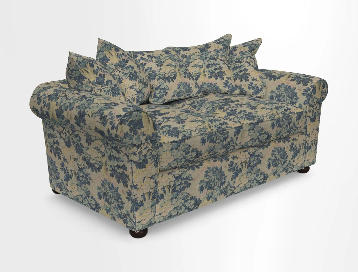 Lewes 3 Seater Sofa in Walloon Stripe Red