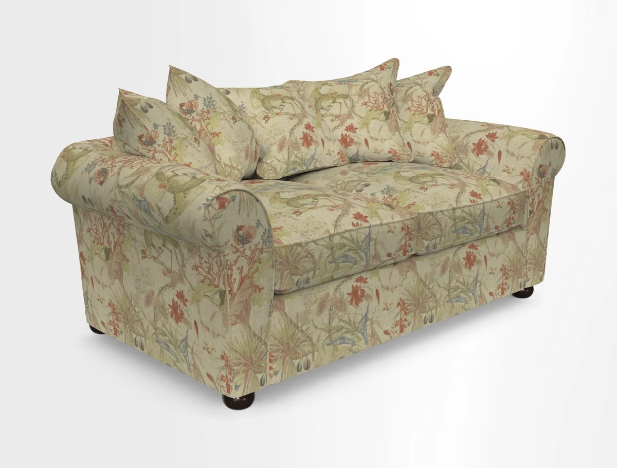 Lewes 3 Seater Sofa in Walloon Stripe Red
