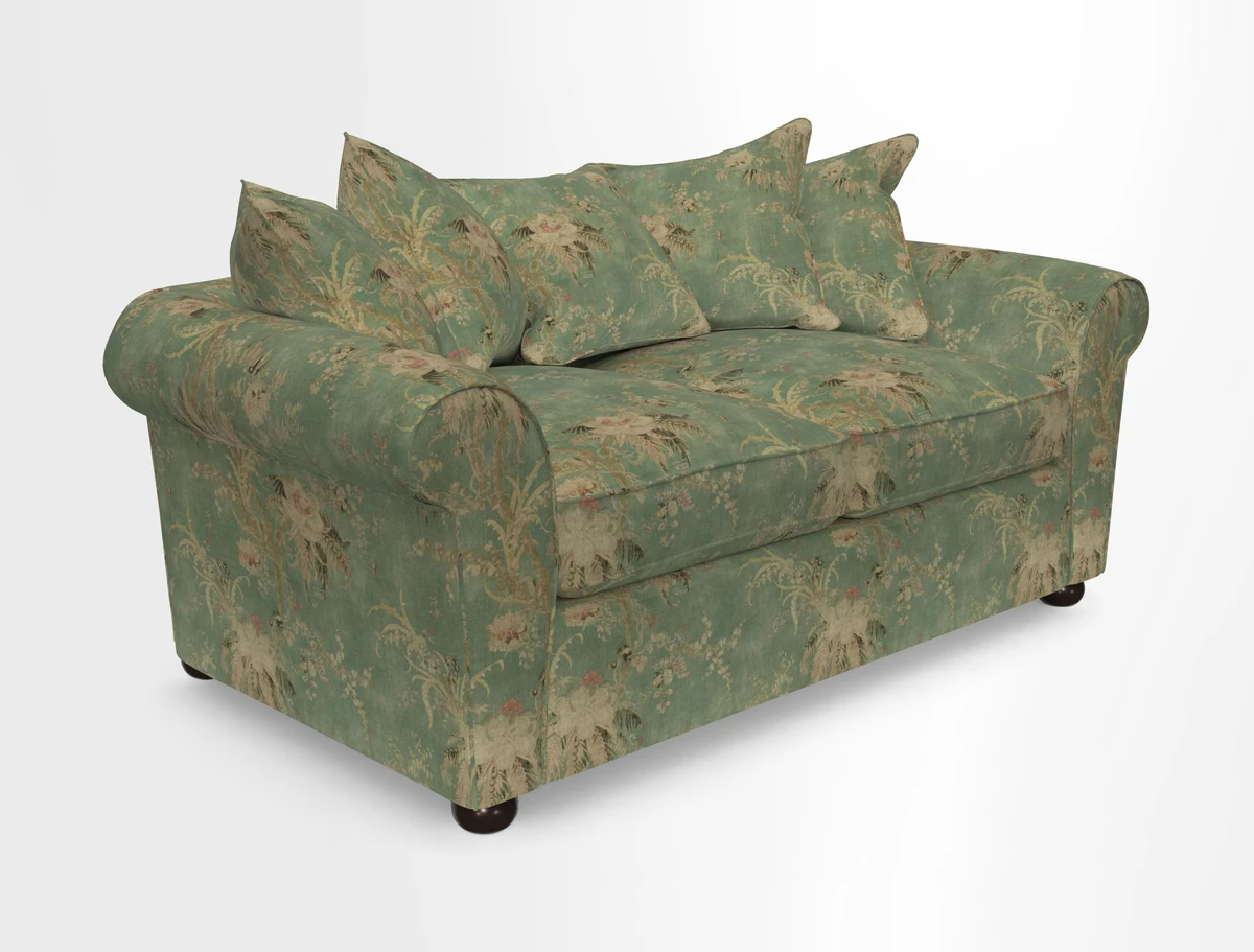 Lewes 3 Seater Sofa in Walloon Stripe Red