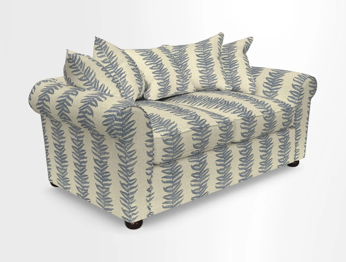 Lewes 3 Seater Sofa in Walloon Stripe Red