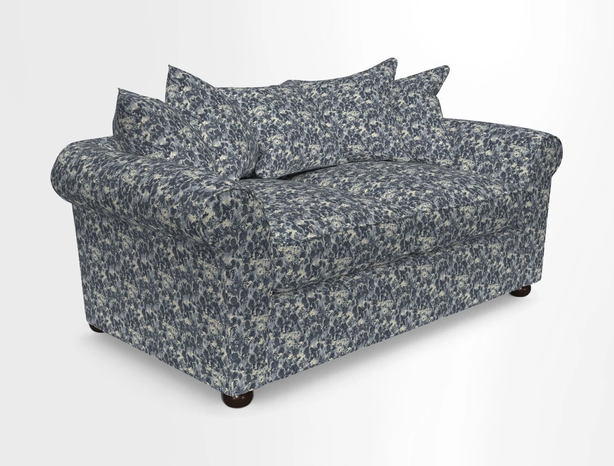 Lewes 3 Seater Sofa in Walloon Stripe Red