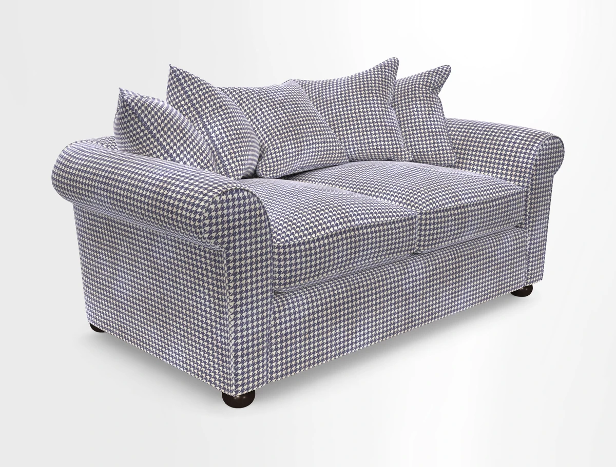 Lewes 3 Seater Sofa in Walloon Stripe Red