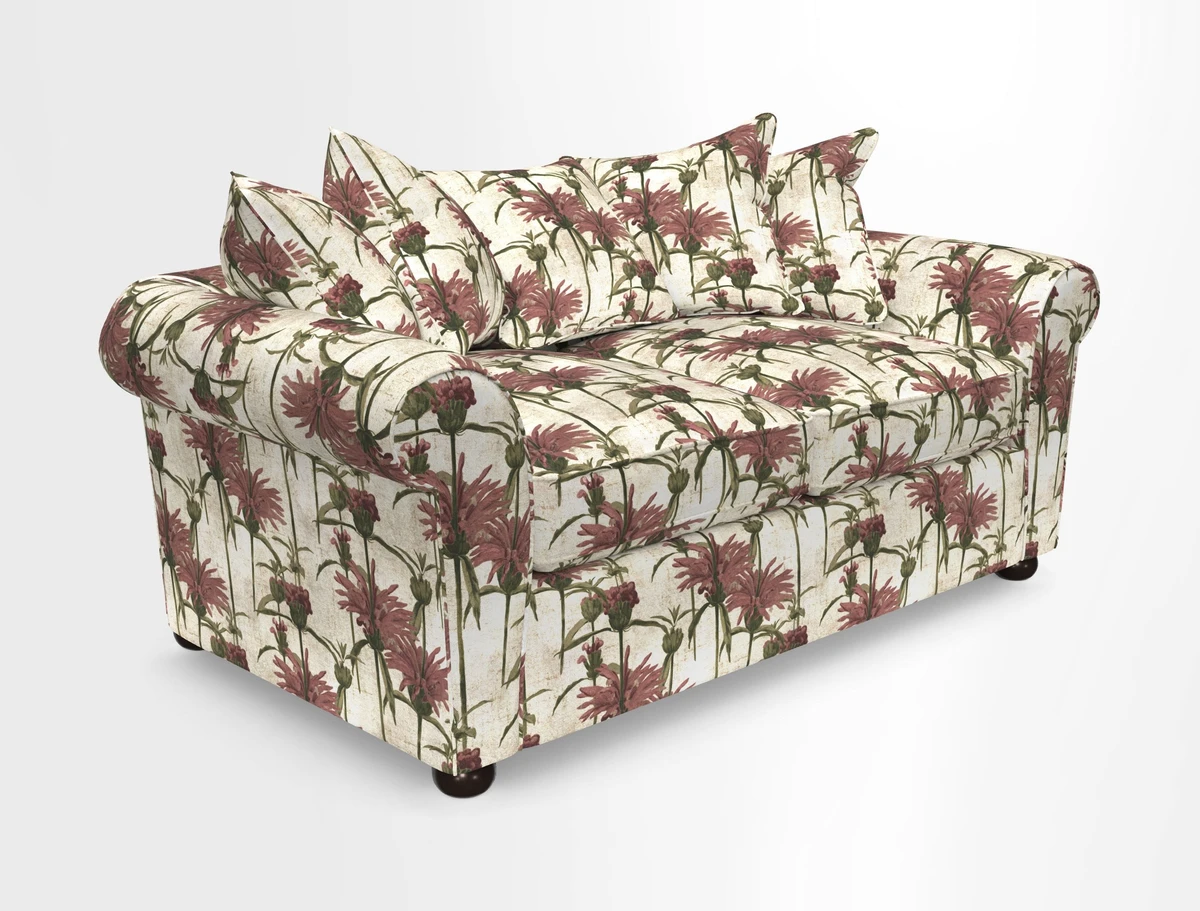 Lewes 3 Seater Sofa in Walloon Stripe Red