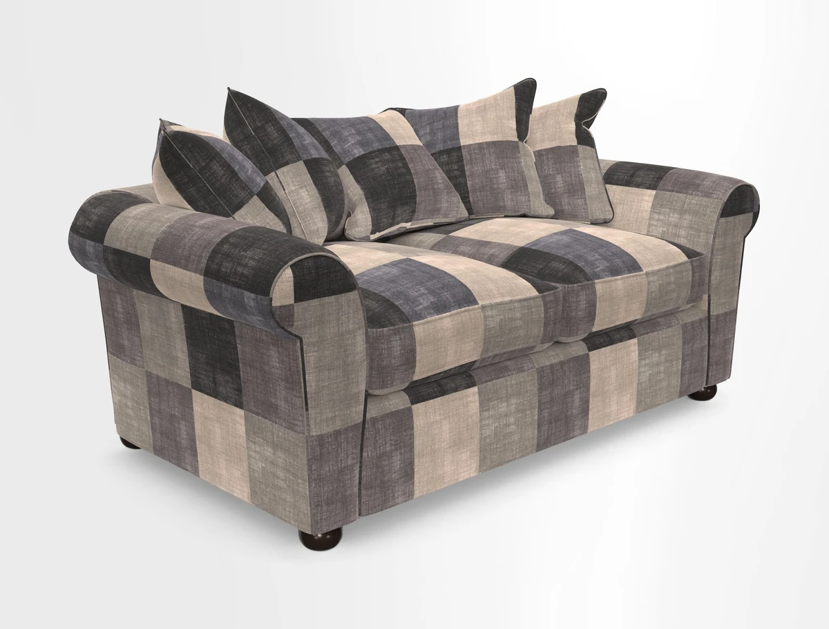 Lewes 3 Seater Sofa in Walloon Stripe Red