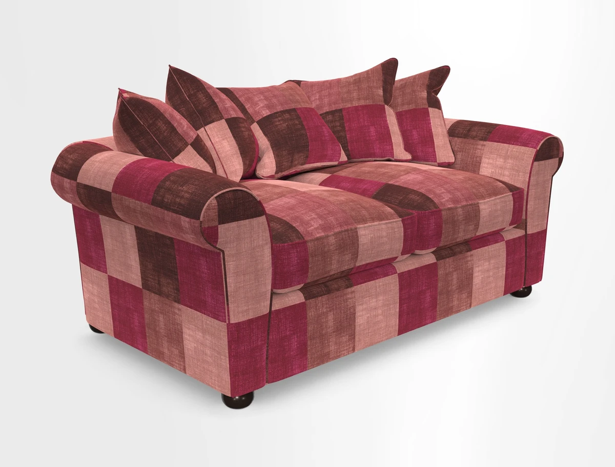 Lewes 3 Seater Sofa in Walloon Stripe Red
