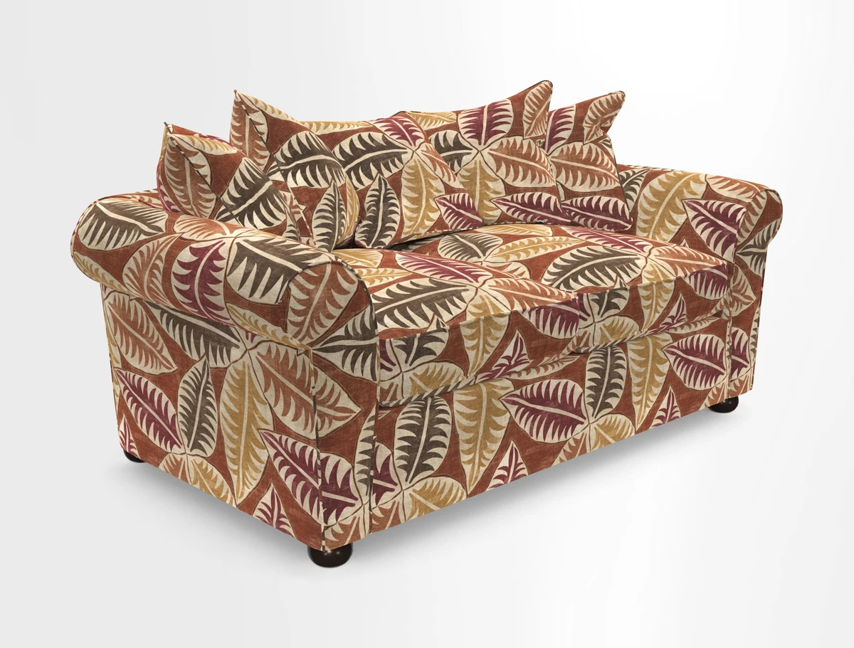Lewes 3 Seater Sofa in Walloon Stripe Red