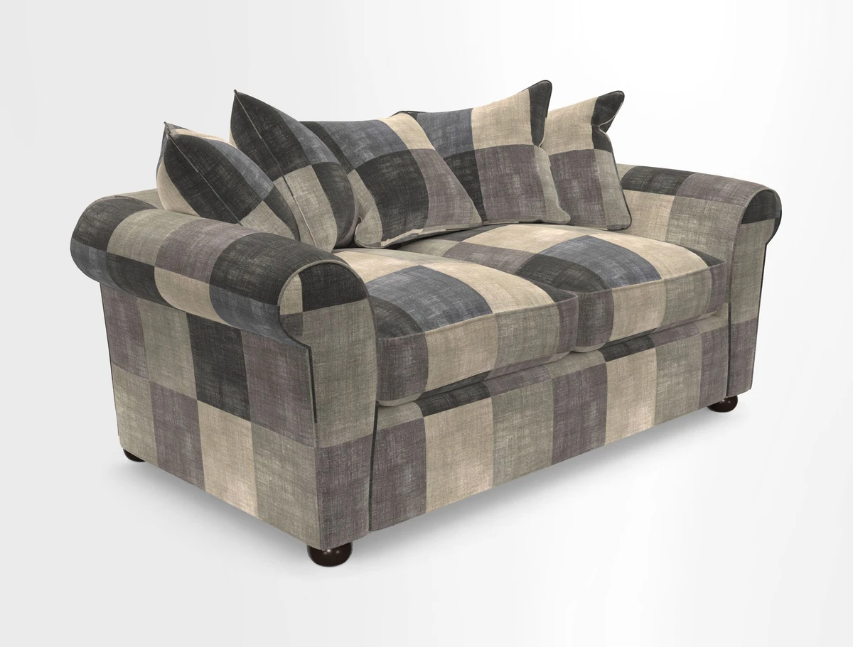 Lewes 3 Seater Sofa in Walloon Stripe Red