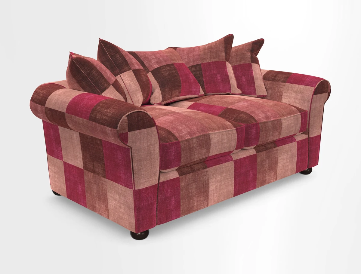 Lewes 3 Seater Sofa in Walloon Stripe Red