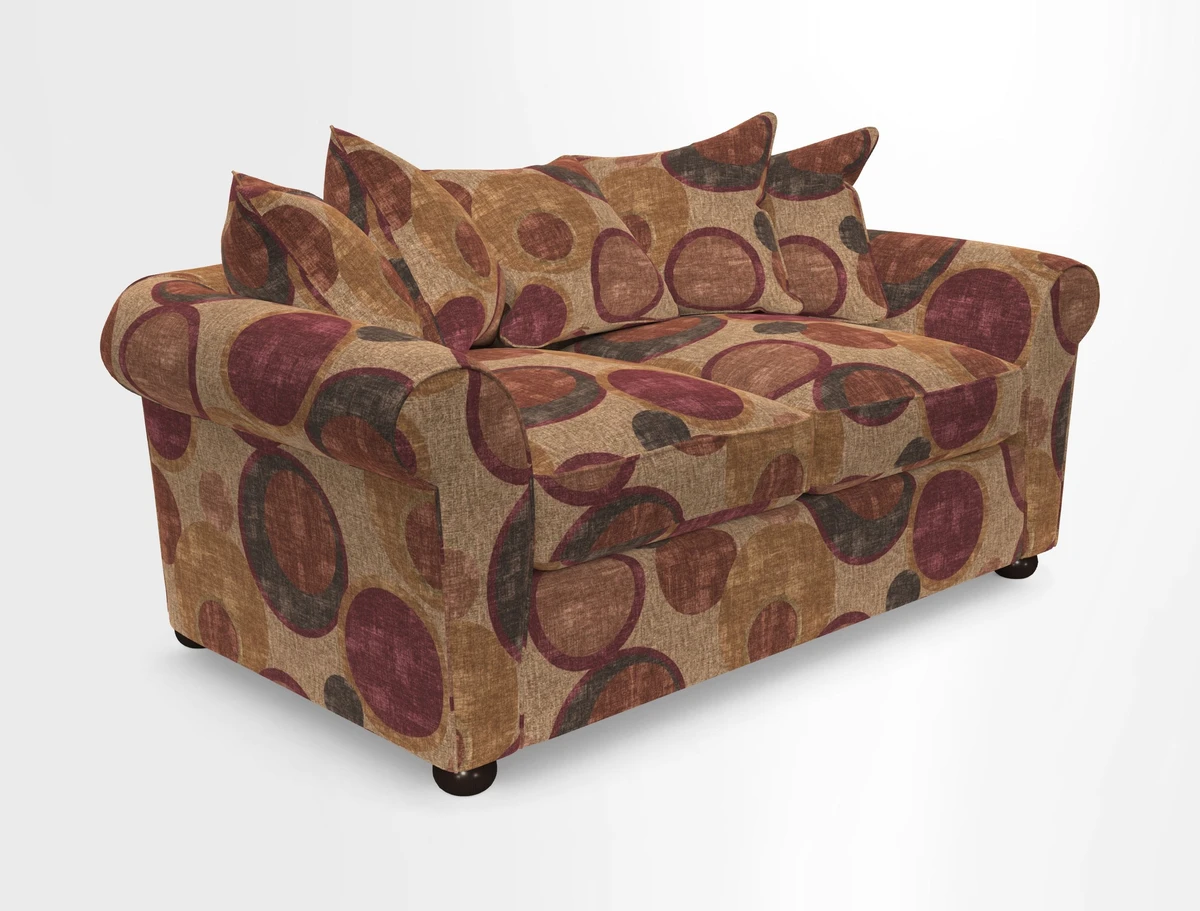 Lewes 3 Seater Sofa in Walloon Stripe Red