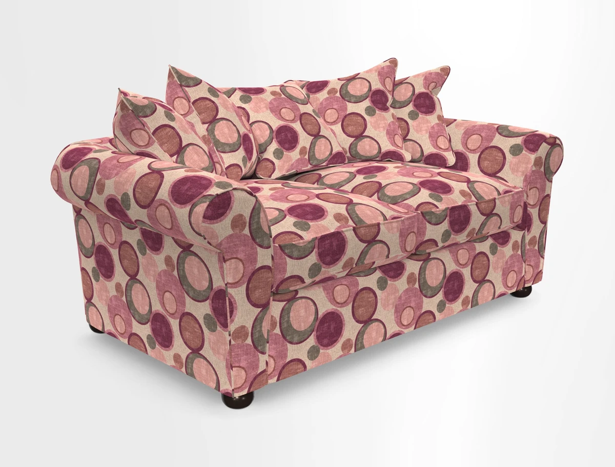 Lewes 3 Seater Sofa in Walloon Stripe Red
