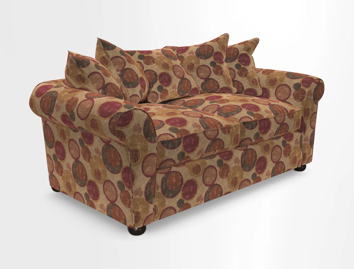 Lewes 3 Seater Sofa in Walloon Stripe Red