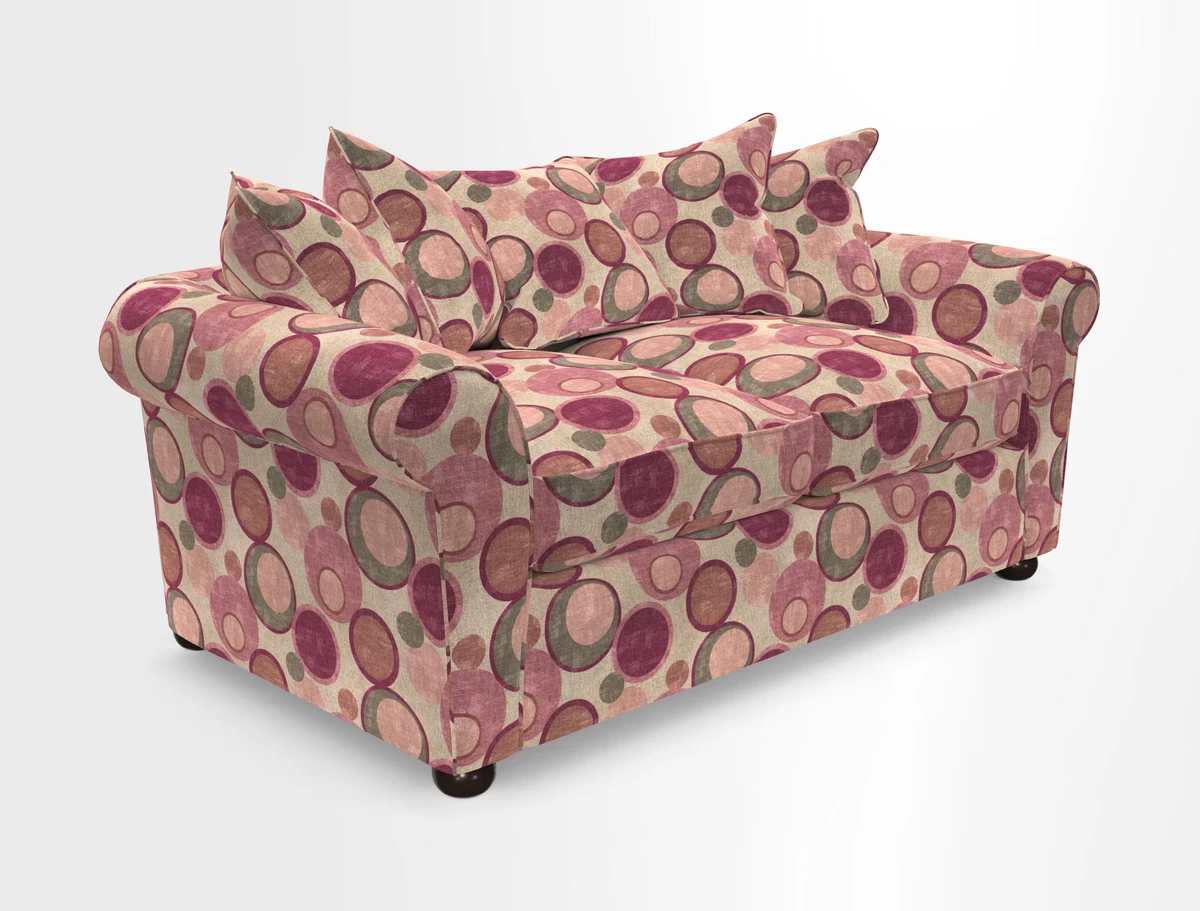 Lewes 3 Seater Sofa in Walloon Stripe Red