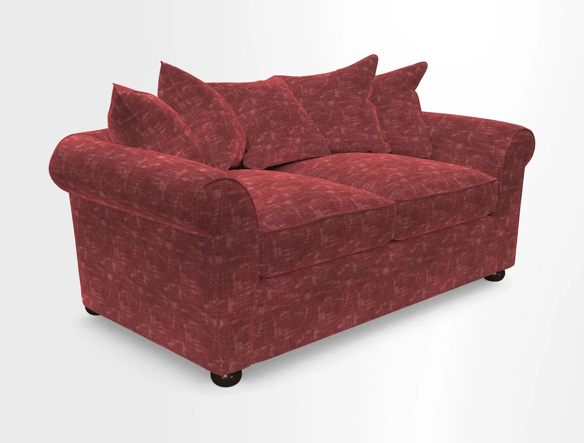 Lewes 3 Seater Sofa in Walloon Stripe Red