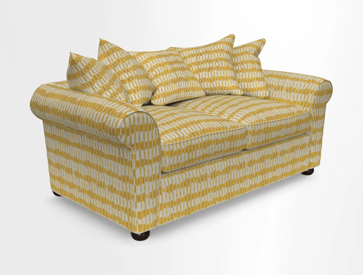 Lewes 3 Seater Sofa in Walloon Stripe Red