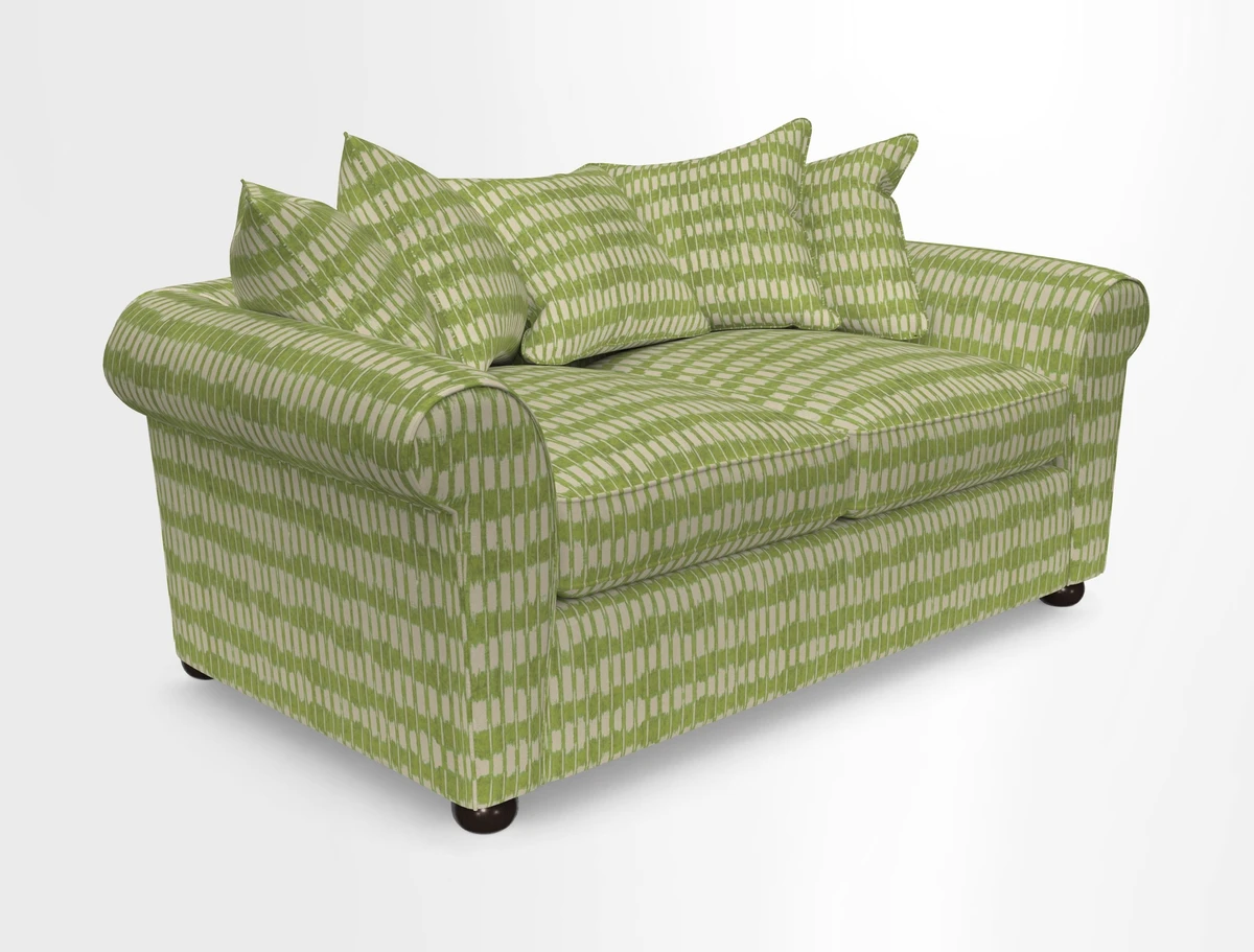 Lewes 3 Seater Sofa in Walloon Stripe Red