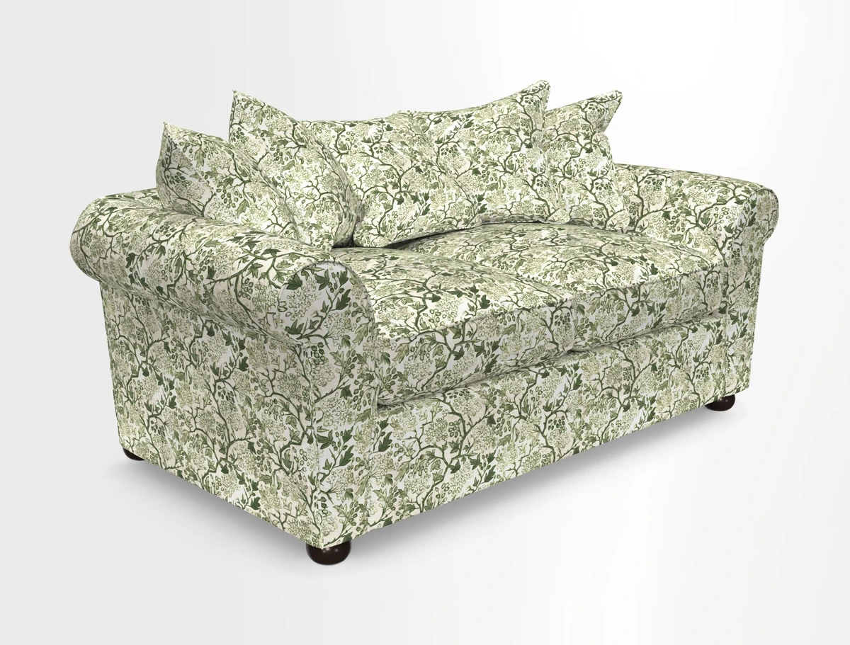Lewes 3 Seater Sofa in Walloon Stripe Red