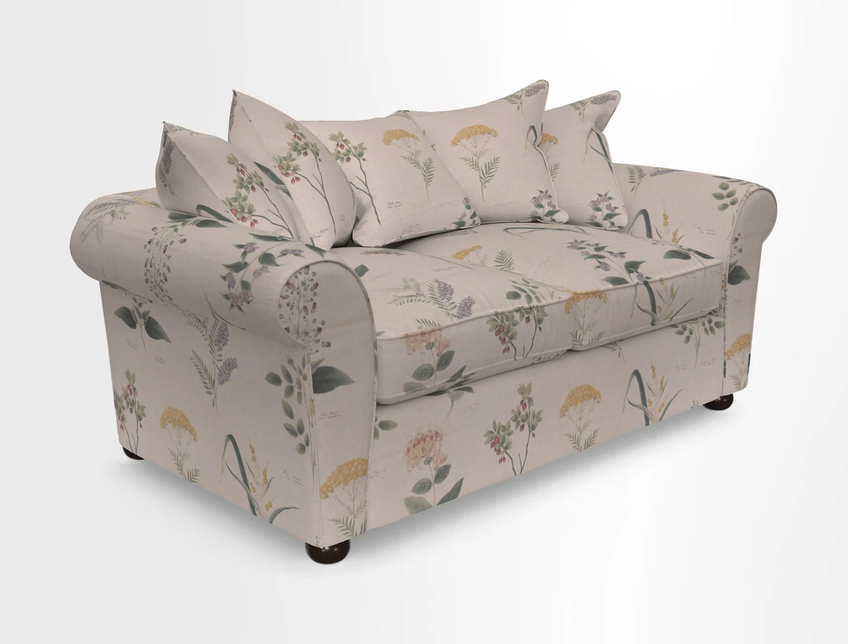 Lewes 3 Seater Sofa in Walloon Stripe Red