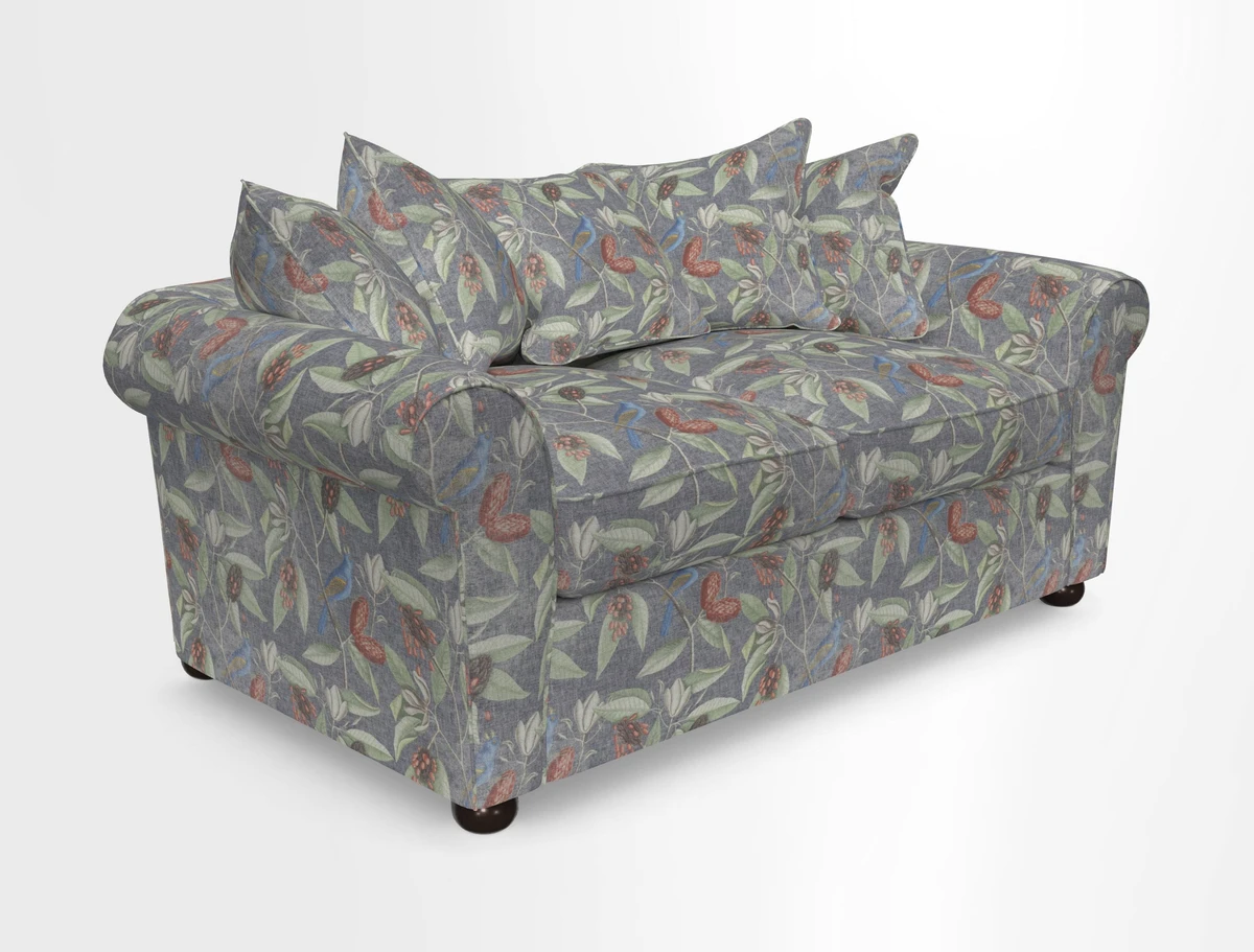 Lewes 3 Seater Sofa in Walloon Stripe Red