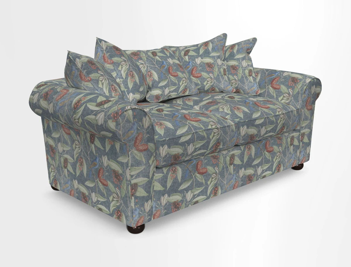 Lewes 3 Seater Sofa in Walloon Stripe Red