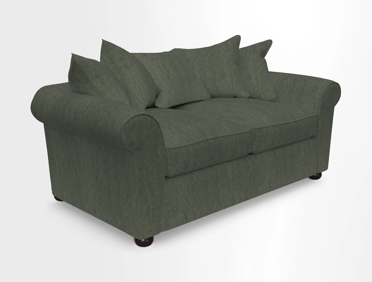 Lewes 3 Seater Sofa in Walloon Stripe Red