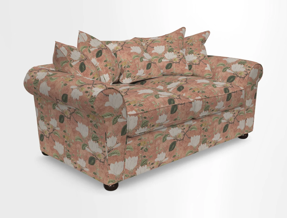 Lewes 3 Seater Sofa in Walloon Stripe Red