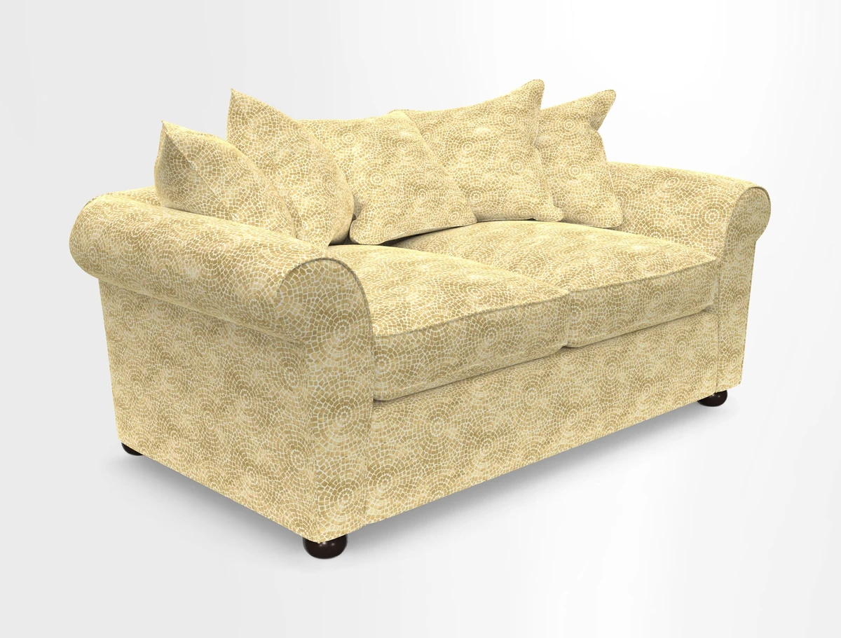 Lewes 3 Seater Sofa in Walloon Stripe Red