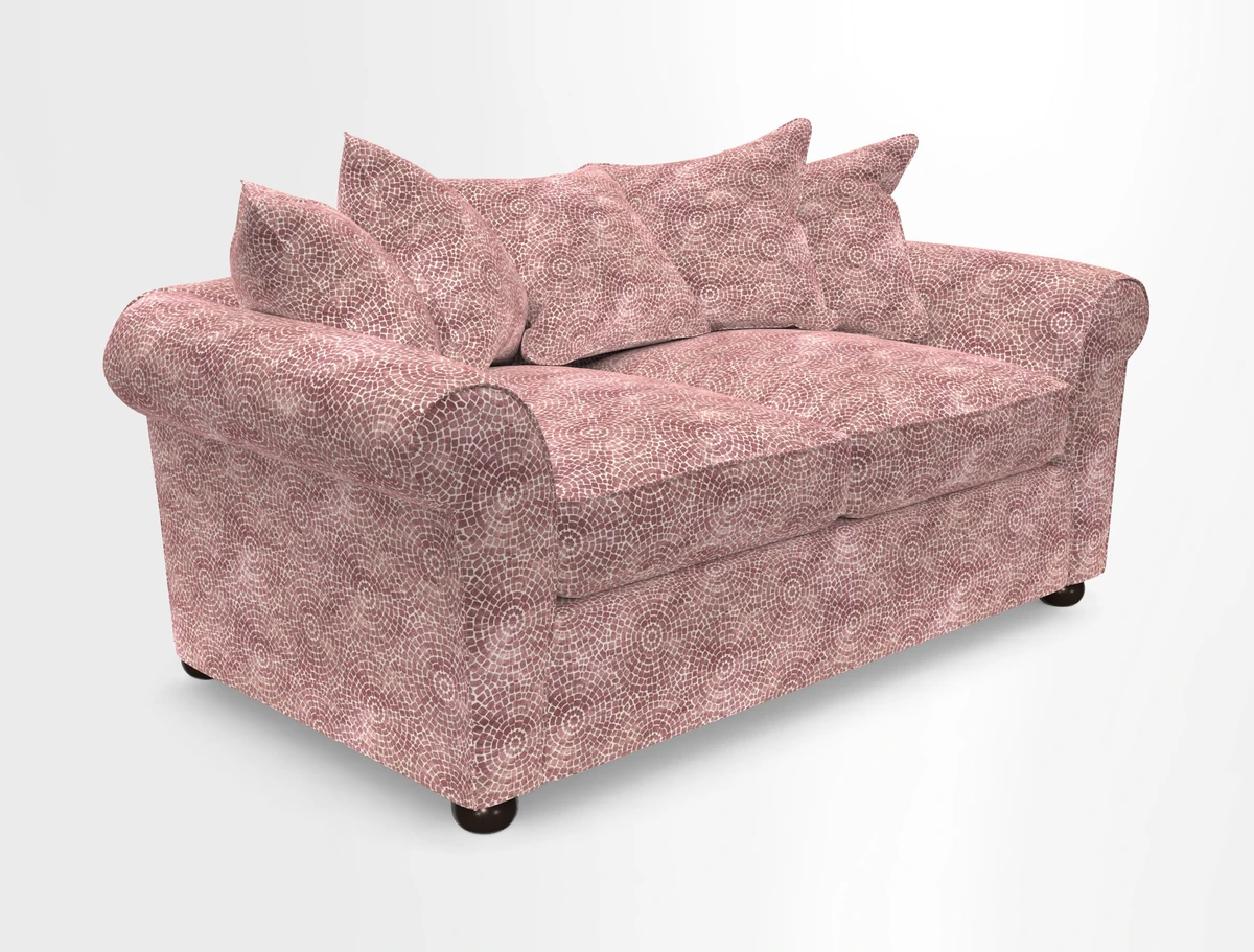 Lewes 3 Seater Sofa in Walloon Stripe Red