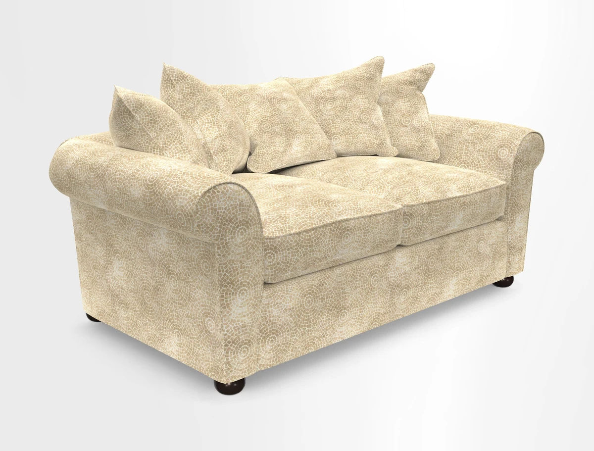 Lewes 3 Seater Sofa in Walloon Stripe Red