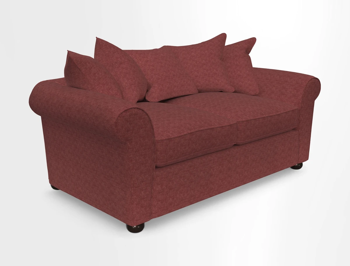 Lewes 3 Seater Sofa in Walloon Stripe Red