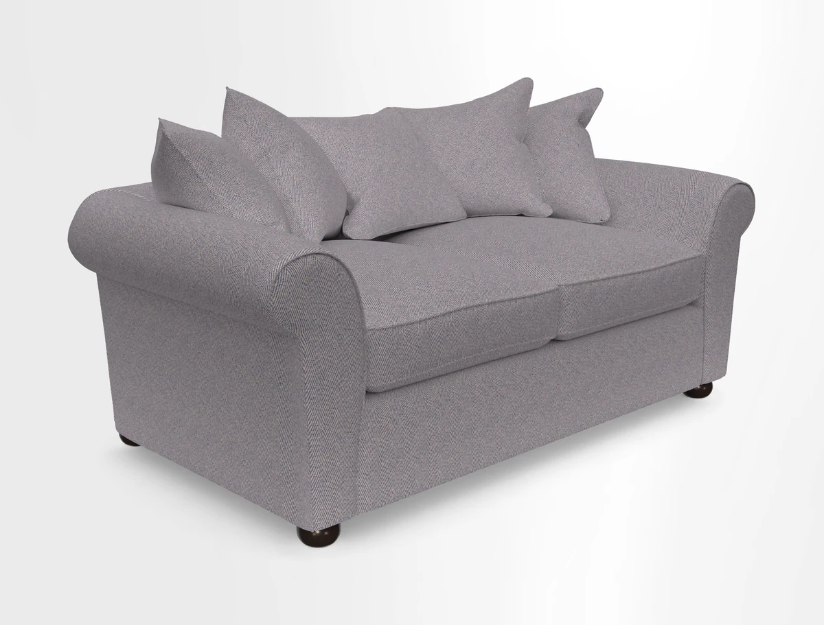 Lewes 3 Seater Sofa in Walloon Stripe Red