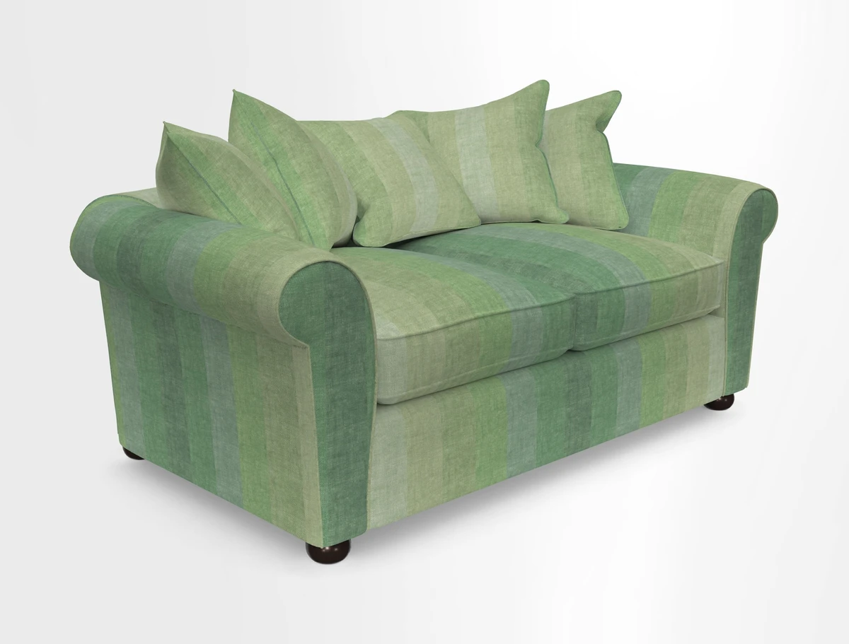 Lewes 3 Seater Sofa in Walloon Stripe Red