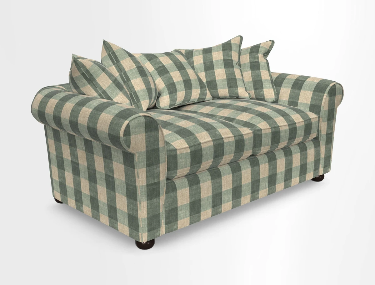 Lewes 3 Seater Sofa in Walloon Stripe Red