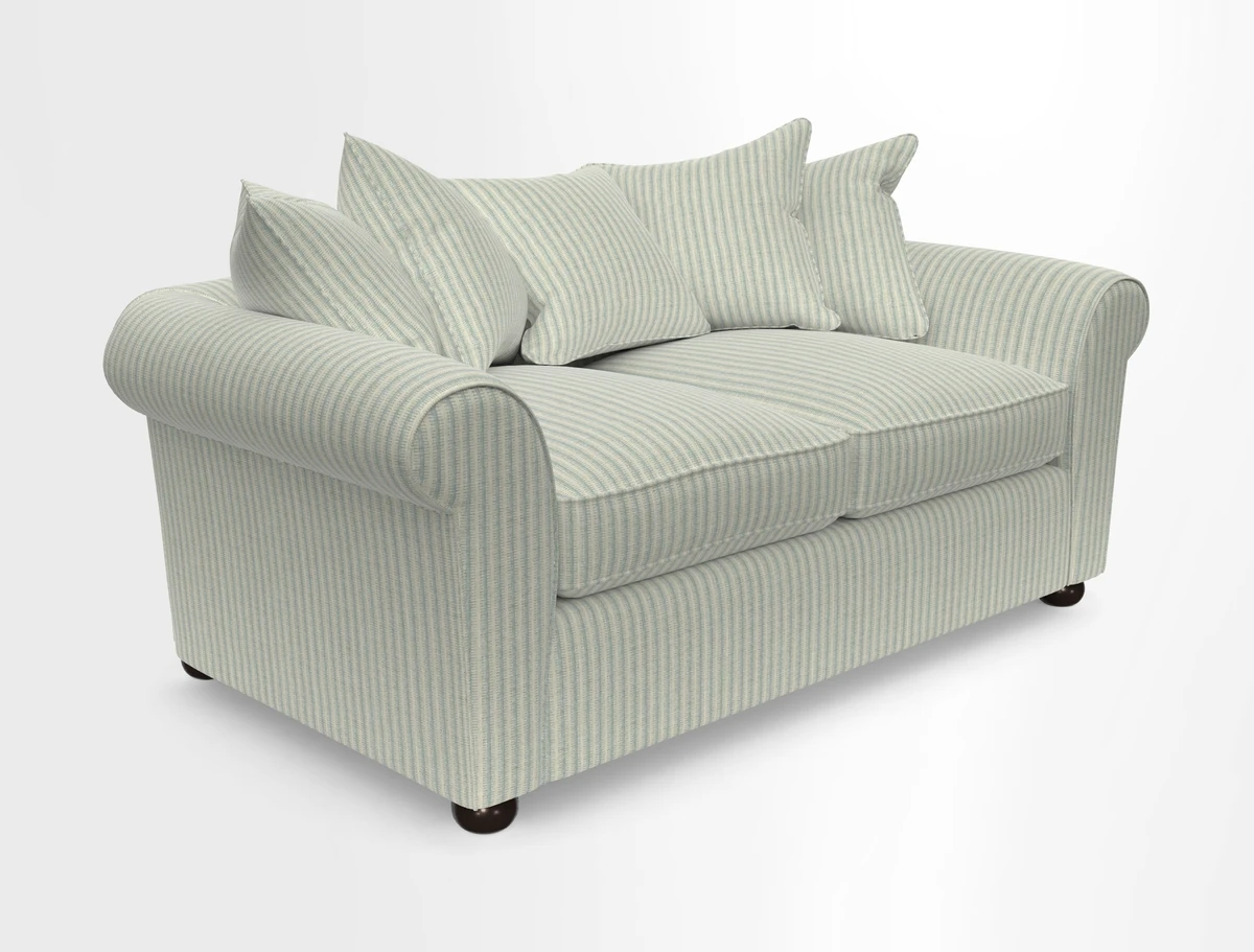 Lewes 3 Seater Sofa in Walloon Stripe Red