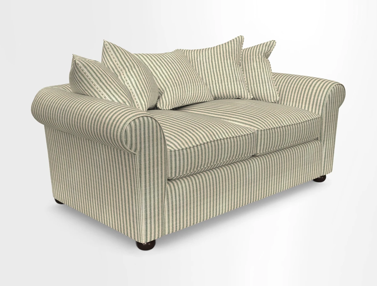 Lewes 3 Seater Sofa in Walloon Stripe Red