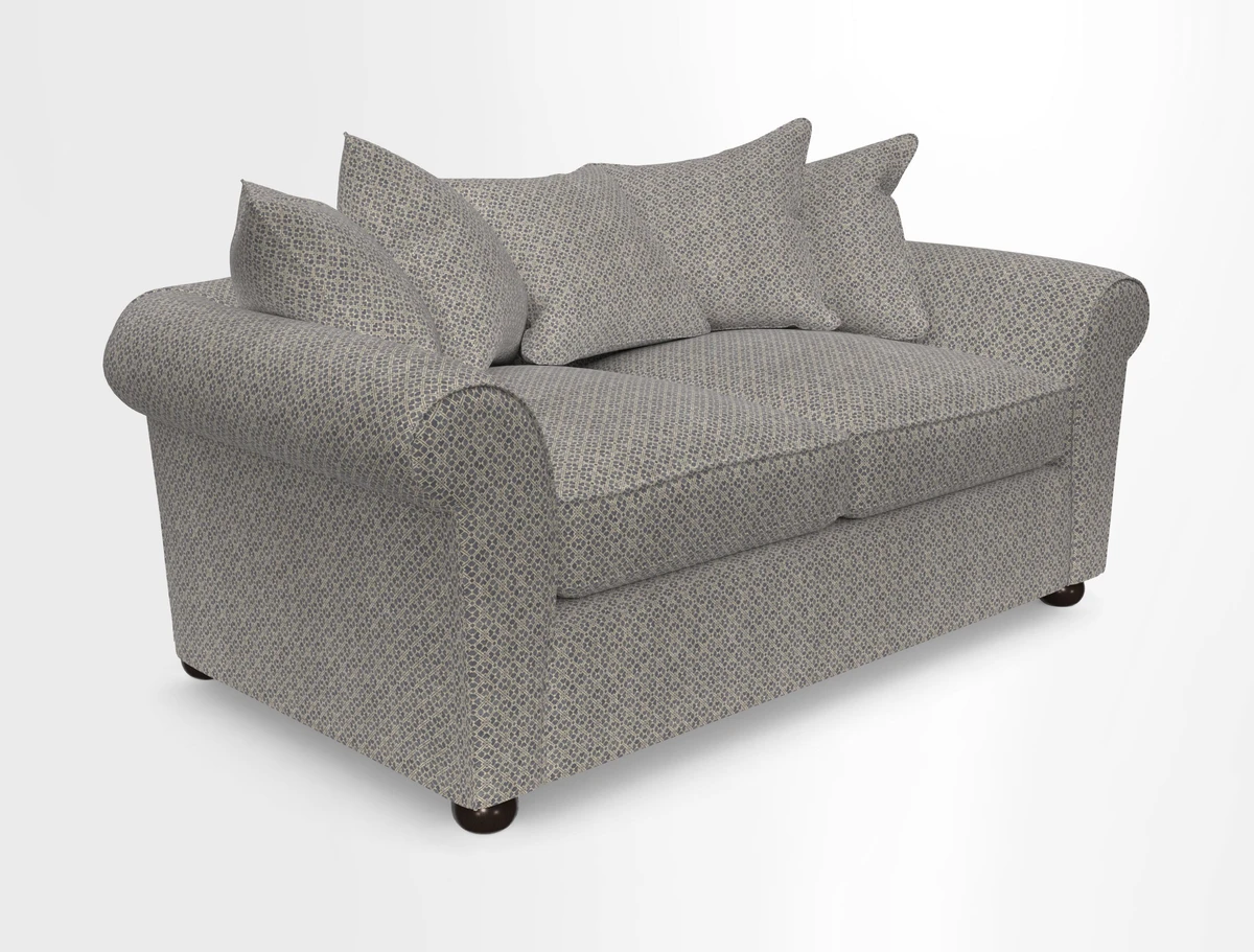 Lewes 3 Seater Sofa in Walloon Stripe Red