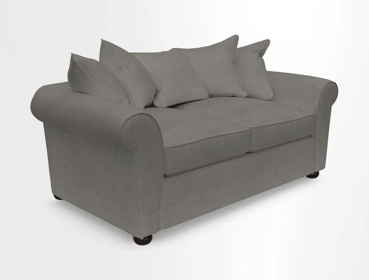 Lewes 3 Seater Sofa in Walloon Stripe Red