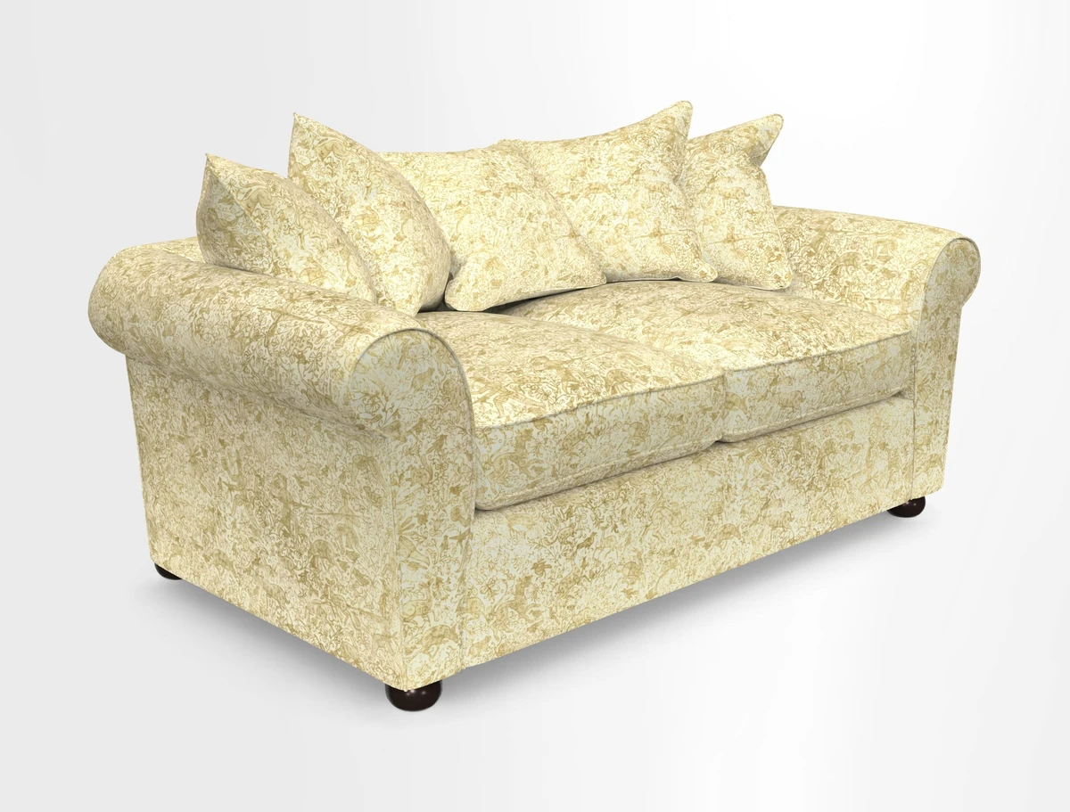Lewes 3 Seater Sofa in Walloon Stripe Red