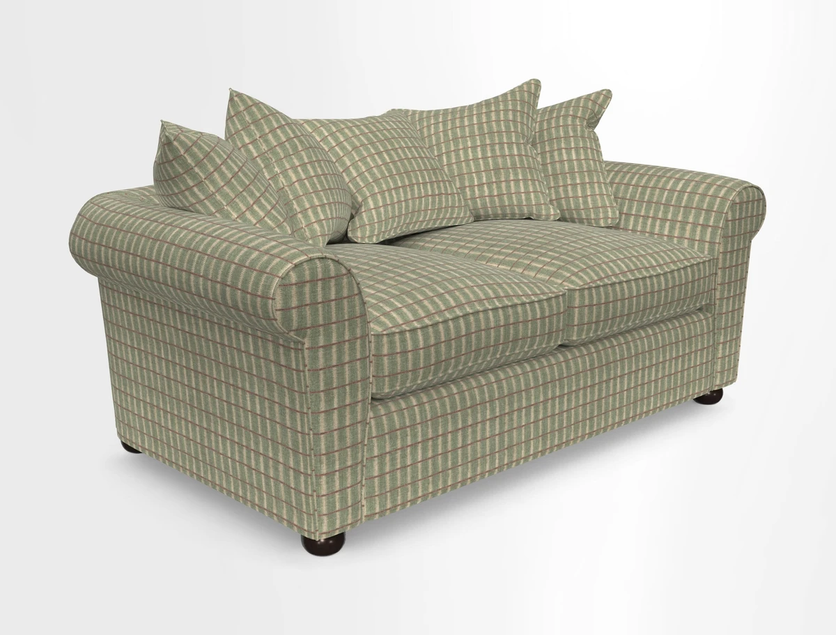 Lewes 3 Seater Sofa in Walloon Stripe Red