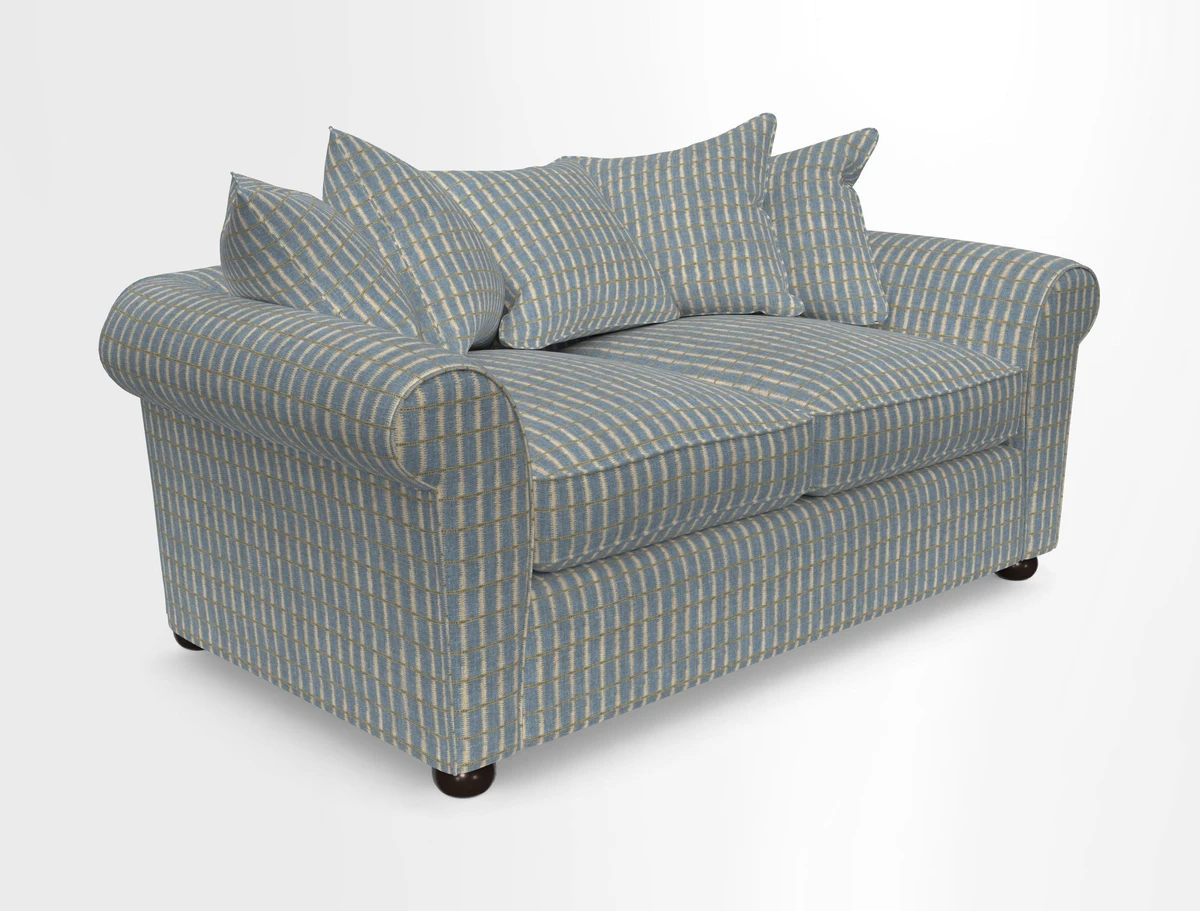 Lewes 3 Seater Sofa in Walloon Stripe Red