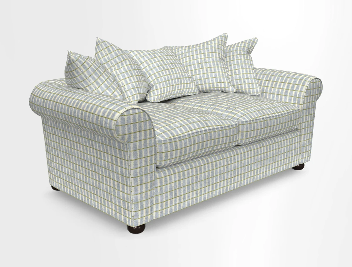 Lewes 3 Seater Sofa in Walloon Stripe Red