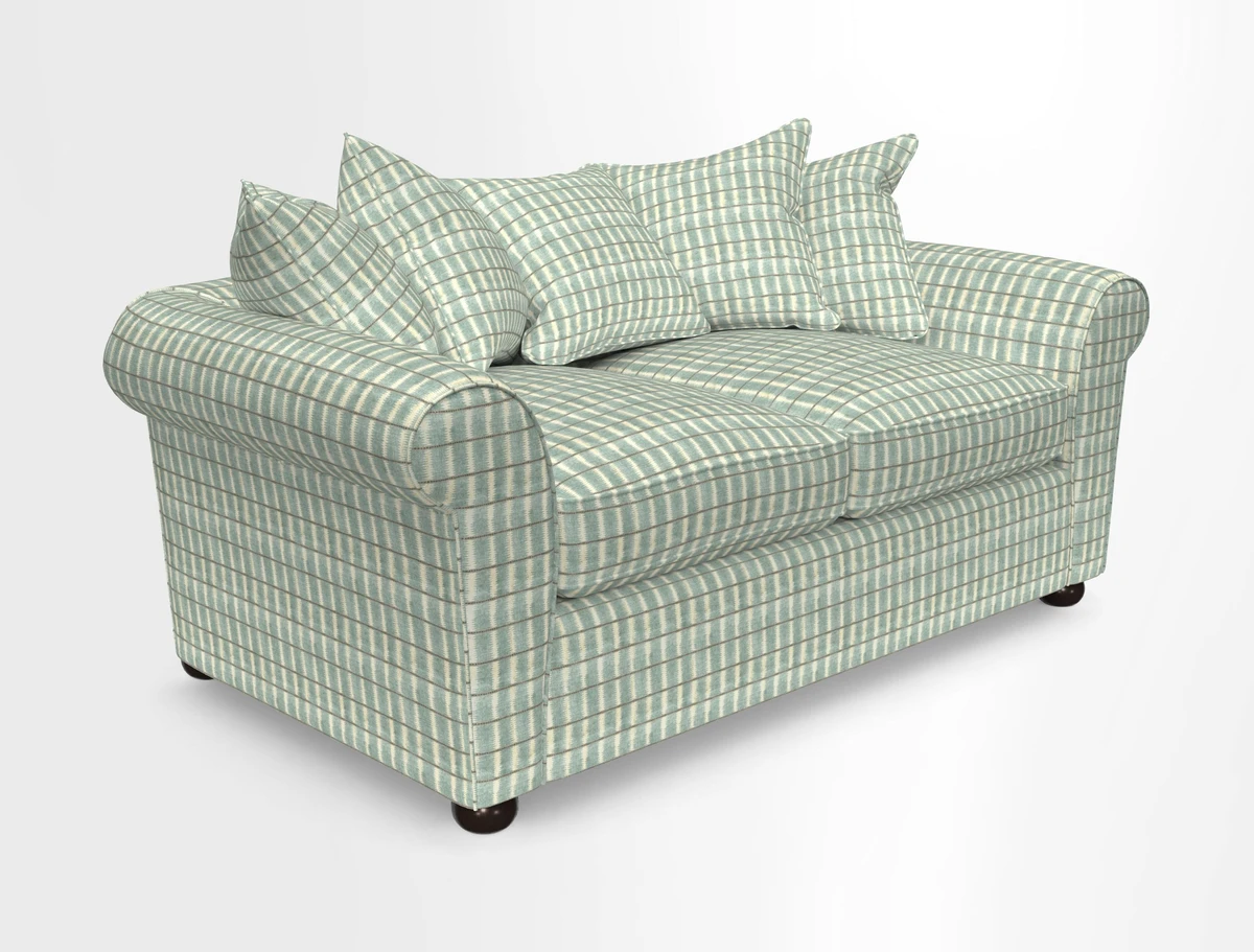 Lewes 3 Seater Sofa in Walloon Stripe Red