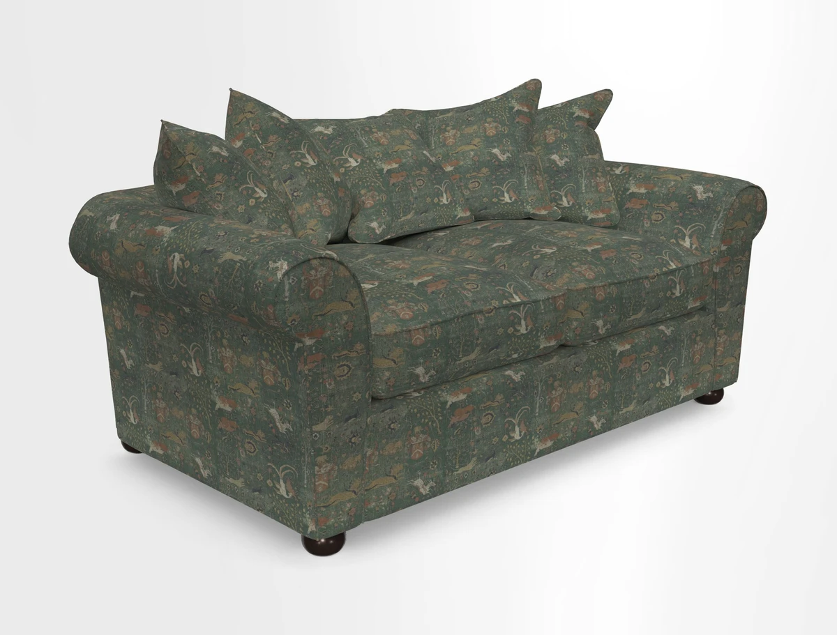 Lewes 3 Seater Sofa in Walloon Stripe Red