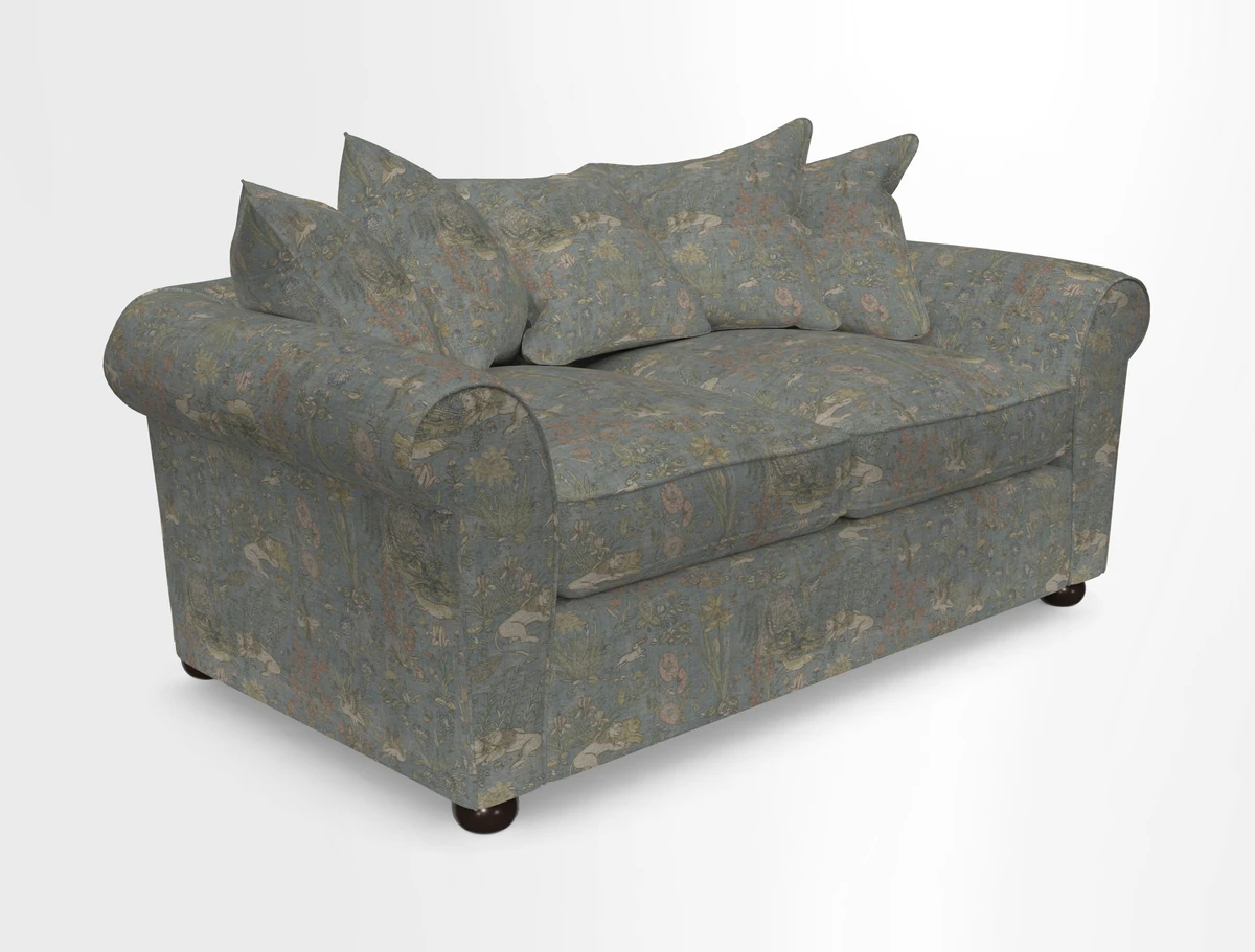 Lewes 3 Seater Sofa in Walloon Stripe Red