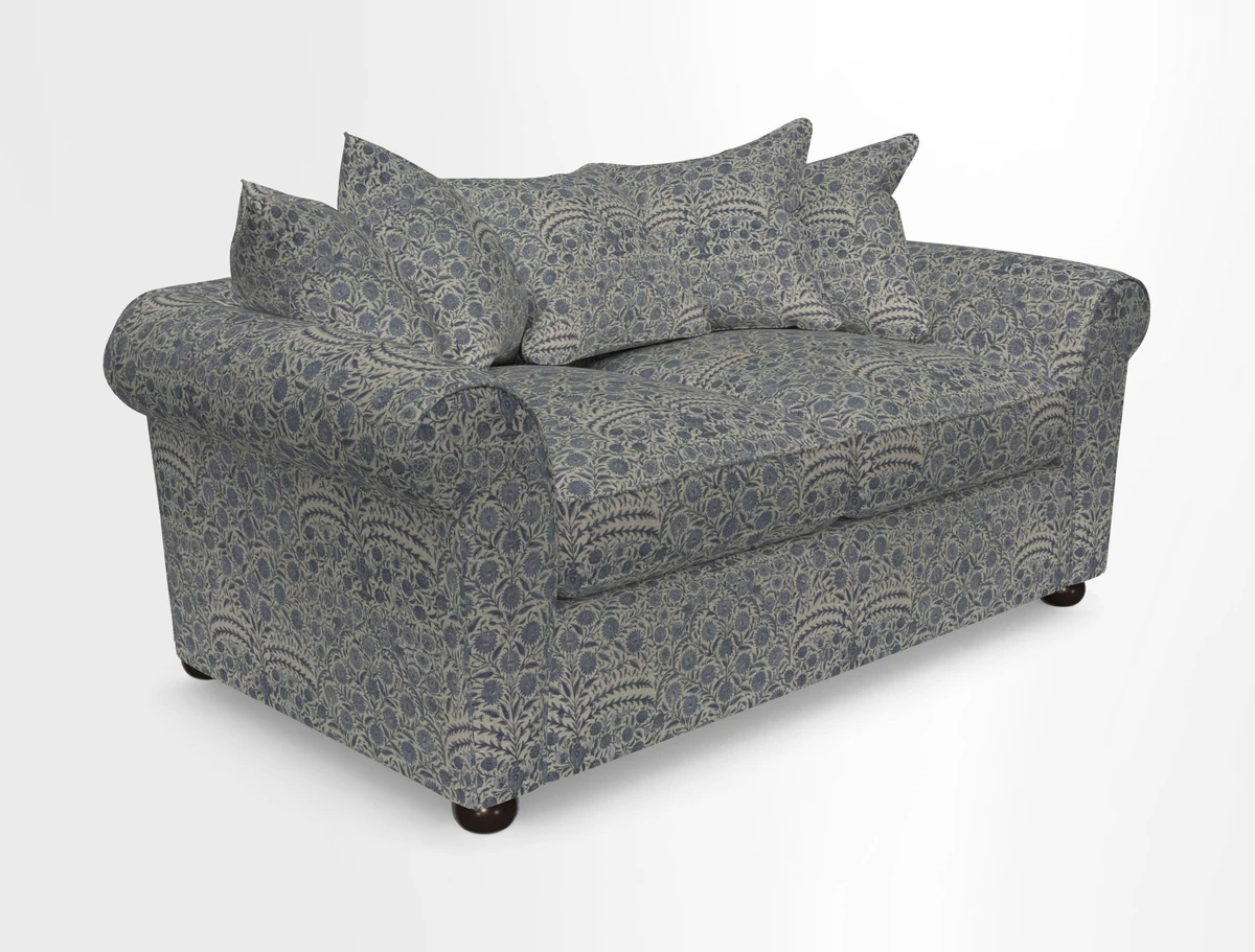 Lewes 3 Seater Sofa in Walloon Stripe Red