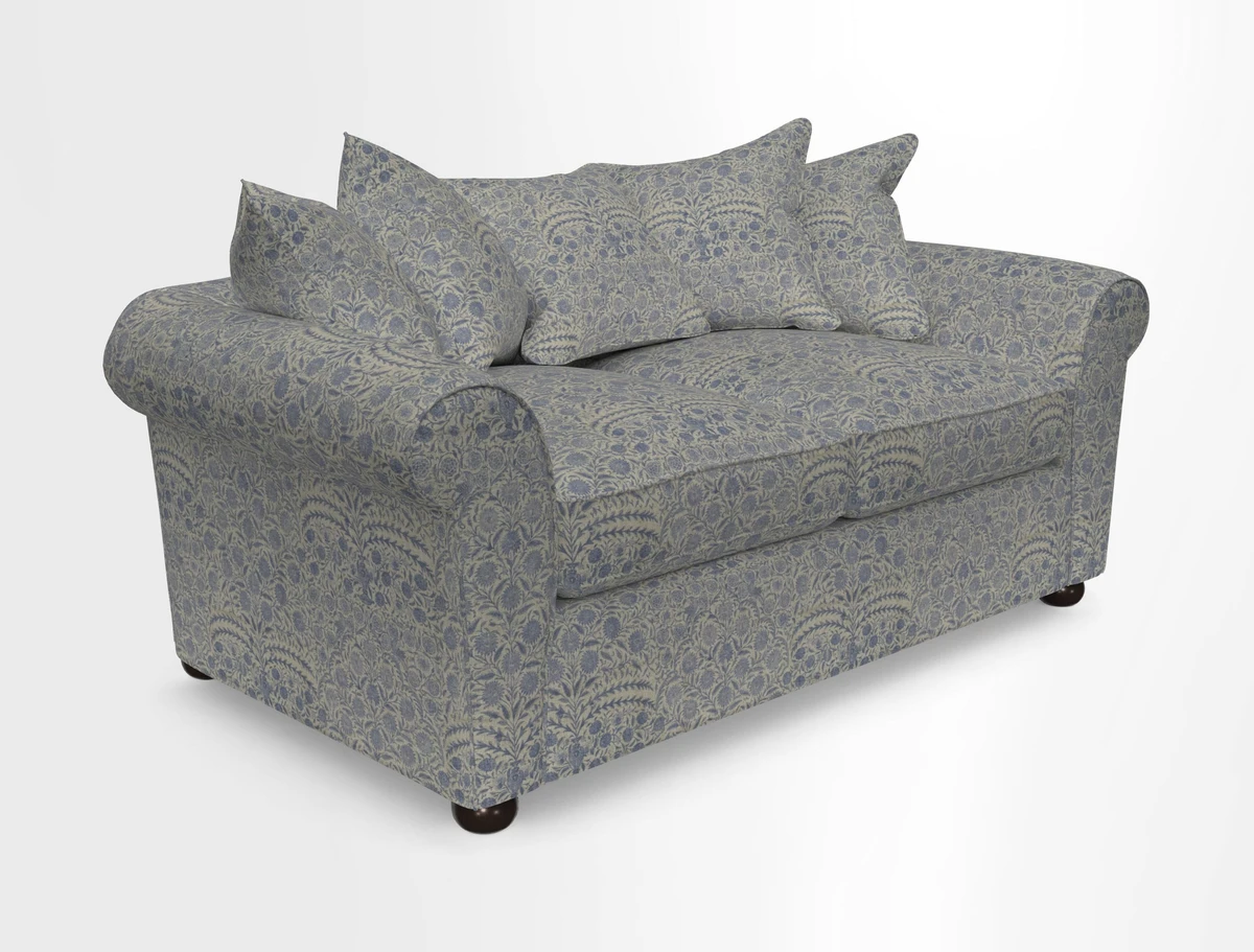 Lewes 3 Seater Sofa in Walloon Stripe Red