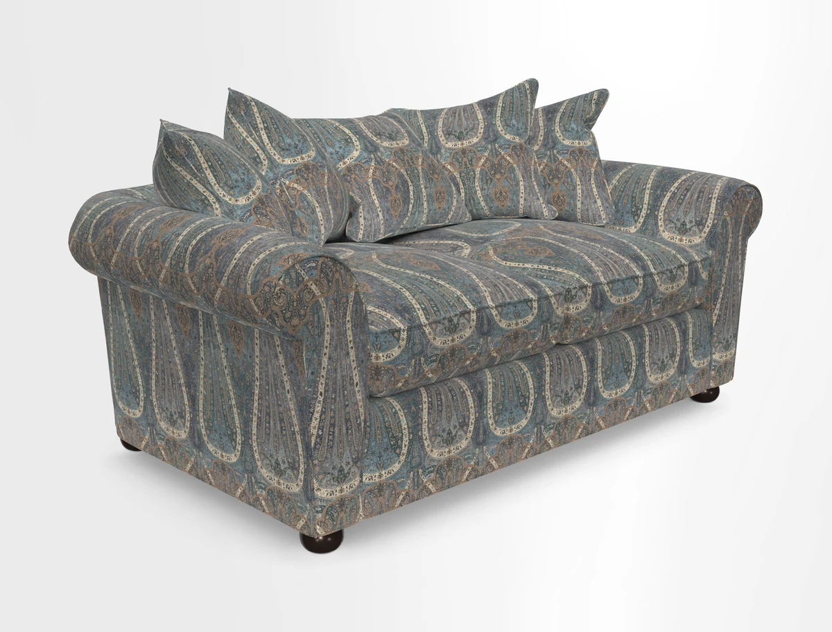 Lewes 3 Seater Sofa in Walloon Stripe Red